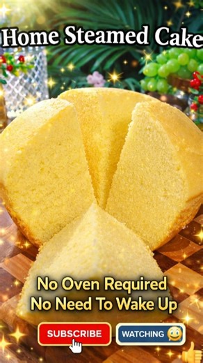 Home Steamed Cake Recipe | Soft & Fluffy No Oven Cake
