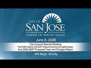 JUN 8, 2026 | City Council Special Meeting: Final Public Budget Hearing