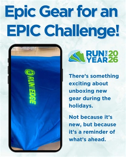Run the Year. Walk the Year. A full year to move at your own pace. This season doesn’t ask you to do more. It simply invites you to keep going - through winter mornings, quiet walks, snowy runs, and all the days in between. This gear isn’t for chasing numbers. It’s for building consistency. For choosing movement, again and again, exactly where you are. A holiday gift that carries forward. Out of this box. Into the new year. One mile at a time. | Run The Edge