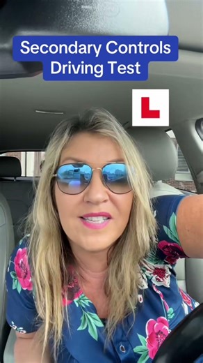 Knowing your secondary controls in your vehicle for the Driving Test #drivingtest #drivingexam