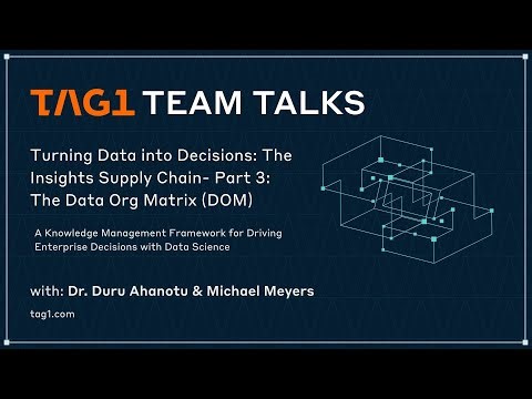 Mastering the Data Org Matrix: Insights Supply Chain Framework Part 3 - Tag1 Team Talk