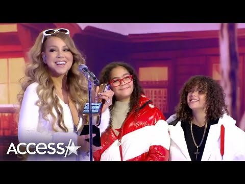Mariah Carey's Kids Monroe & Moroccan Present Her w/ 2023 Billboard Music Award