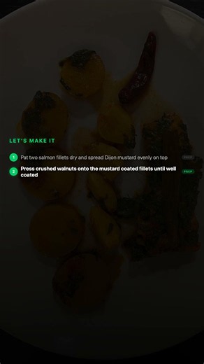 3-Ingredient Walnut Crusted Salmon