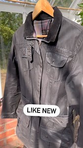 When I was told that my jacket was beyond economical repair - I decided to patch, clean and rewax it myself. Green Budget Guide on offer on kindle for 99p just now : https://amzn.eu/d/7MlGyMH #repair #reuse #waxjacket | Nancy Birtwhistle