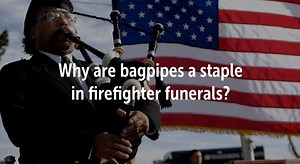 907K views · 20K shares | Not many know why bagpipes are played at firefighter funerals. Read more about the history: https://goo.gl/M1dsYr | FireRescue1 | Facebook