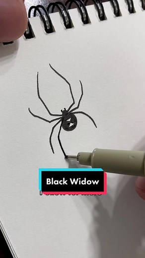 How to Draw a Black Widow: Step-by-Step Tutorial
