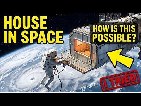 Can You Really Build a House in Space (I Tried) Full Build Test