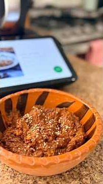 Chicken with #mole in #thermomix #thermoniquex