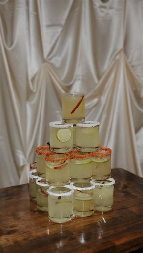 Houston Wedding & Events Venue on Instagram: "Champagne towers are a classic, but they’re not the only way to make a memorable toast during your wedding celebration 🥂 Here are a few of our favorite alternatives to champagne for your tower display: 🍋‍🟩 Margarita Tower ☕️ Espresso Martini Tower 🥤 Dr. Pepper Tower ☀️ Paloma Tower 🍎 Sparkling Cider Tower 🌸 Hugo Spritz Tower 🍒 Dirty Shirley Tower 🥃 Jack & Coke Tower What is your favorite