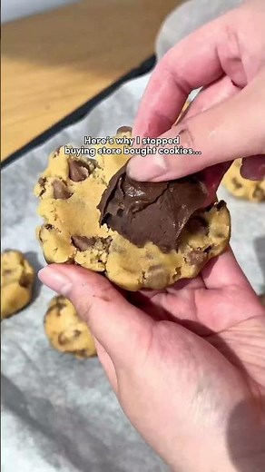 Hazelnut Chocolate Chip Gooey Cookies | Low Sugar Cookies Recipe