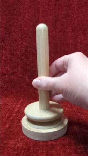 $10 Wooden Yarn Holder Spindle #budgetgadgets #crochettools