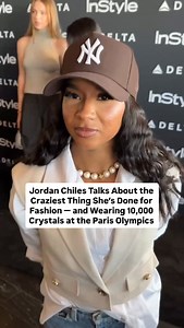 #JordanChiles always serves — on the mat and on the runway! 👏 We caught up with the Olympian at InStyle Delta’s Icons Off the Runway event to talk all things fashion and sports.🤍 | PeopleStyle