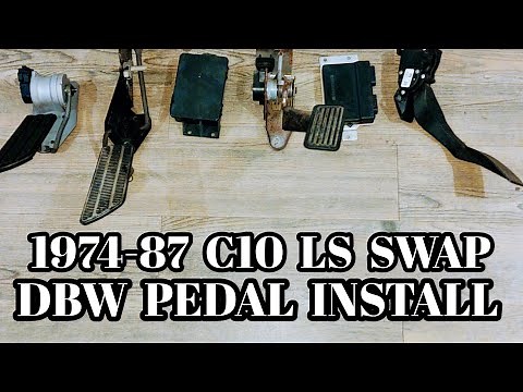 1974-87 C10 LS SWAP PEDAL INSTALL HD 1080p