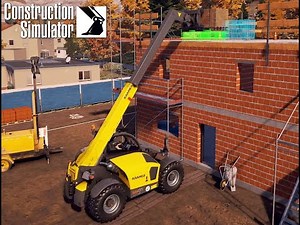Hoisting material w Kramer 5507 🚧 Construction Simulator