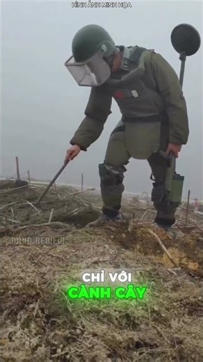 Từng gài hàng chục quả mìn xuống lòng đất, nhưng lại tự tay gỡ chúng đi: ❤️ #shorts