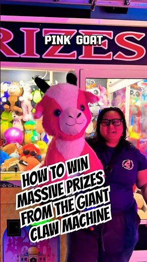 HOW TO WIN MASSIVE PRIZES FROM THE GIANT CLAW MACHINE AT THE ARCADE