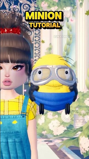 DTI MINION TUTORIAL😝 NO VIP OUTFIT HACK✨ACCESSORY ADJUSTMENT #dresstoimpress #dti