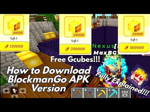 How to Download Blockman Go Apk to play Free Gcubes Mining Event Full Explained😍 ||BlockmanGo