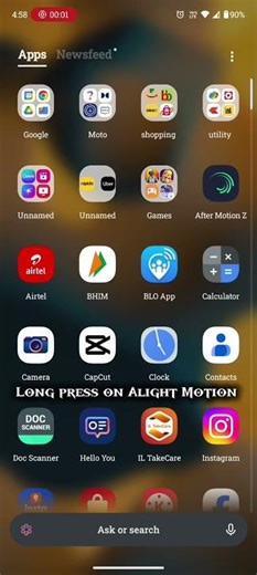 How to solve Import package problem in Alight Motion