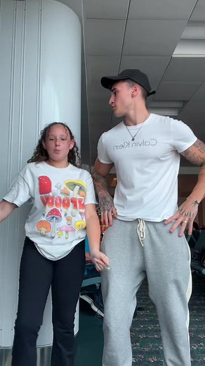 Coordinated Dance Routine in Casual Clothing