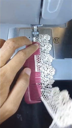 very amazing neck design with lace using sewing tips and tricks #shorts #shortsfeed #sewinghacks