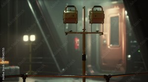 Background Science fiction interior. Sci-fi spaceship corridors. 3d rendering