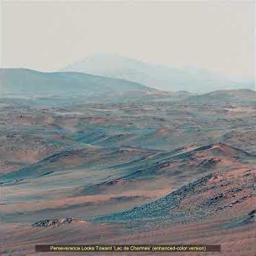 Perseverance rover captured this view of a location nicknamed “Mont Musard” on the Martian Surface