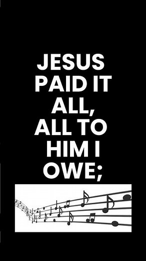 Old hymn video with Lyrics - Jesus Paid it All - Sing along with the old hymns #classichymns