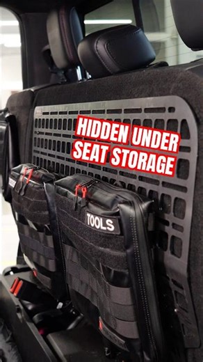 Ford F-150/Raptor owner? What would YOU mount here? Our prototype rigid under seat MOLLE is hidden!