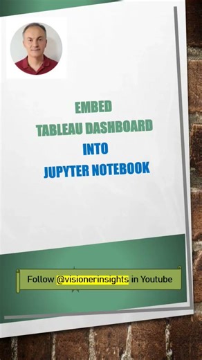 Embed Tableau Dashboard into Jupyter Notebook