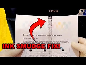 How to Fix Ink Smudges & Black Lines on Epson Printer Prints
