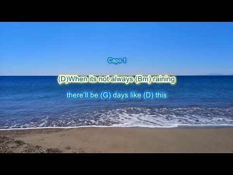 Days Like This by Van Morrison play along with scrolling guitar chords and lyrics