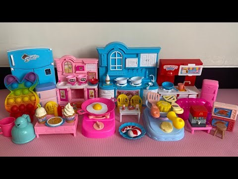 Cooking Toys, Kitchen Set Toys, Ice Cream, Pop It, Dispenser, Refrigerator, Cooking Toys