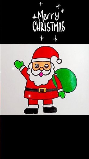santa claus drawing easy// santa drawing easy step #santa #santaclaus #christmas #drawing
