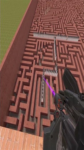 Scary Woman In Maze GMod #shorts