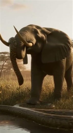 The python coils around the elephant’s leg—the ground shakes! Who will outlast this primal battle?