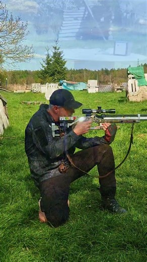 Kneeling position #outdoorairgun #hft