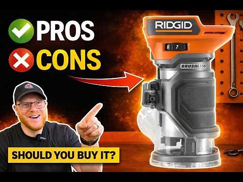 RIDGID Trim Router One Year Later – Worth Every Penny? woodworking #ridgidtools #ridgidpowertools