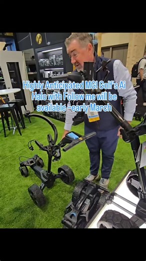 @motogolf_llc on Instagram: "MGI Golf, America's #1 Electric Cart Company announced that the much anticipated Ai Navigator Halo with Follow me option, point to point mode (click drag to specific spot), go home mode, Obstacle Avoidance and Geo-fencing will be available in the U.S. ~early March. You'll be able to pre-order soon at www.motogolf.com. $2,999 w/ Follow me and $2,599 without Follow me. #mgigolf #mgi #golf #golfgear #golfequipment"