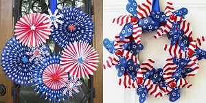 24 DIY 4th of July Wreaths For Your Front Door