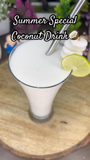 Coconut drink at Home🥤| Easy Tender Coconut Drink#shorts #trending #viral #summer #ipl #coconut