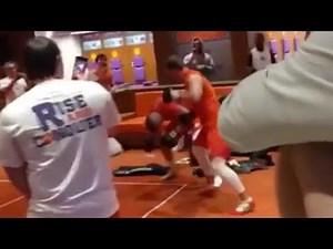 Clemson Teammates BRAWL in Locker Room Fight Club!