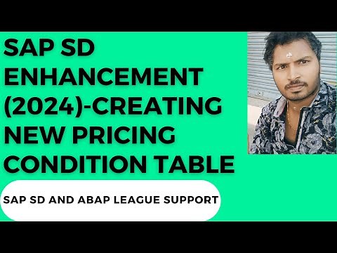 SAP SD Enhancement (2024)-Creating new pricing condition table