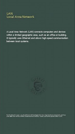 LAN Local Area Network - Network+