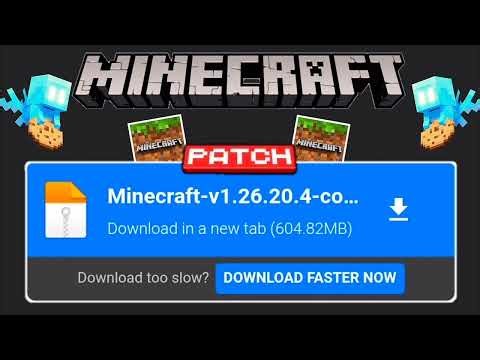Minecraft Patch Apk MediaFire 1.26.20 Download | Minecraft Patch 1.26.20.4 Bedrock | Update Review