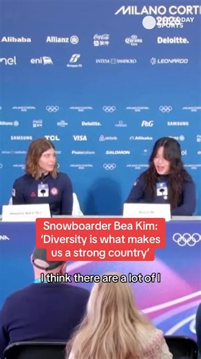 Snowboarder Bea Kim says that while the U.S is very divided right now, diversity is what makes the U.S. a strong country. #Olympics #TeamUSA | USA TODAY Sports