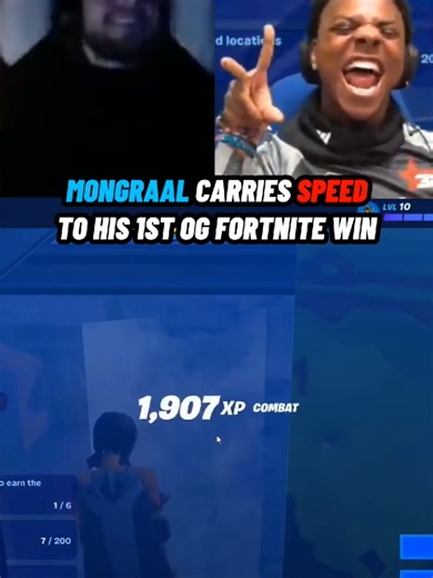 Mongraal Leads IshowSpeed to First OG Fortnite Victory