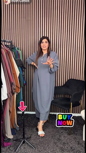 Two Piece Co-Ord Set with Wide Leg Trousers for Women