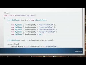 How to Use Assert.That() to Validate List Items in NUnit Unit Tests