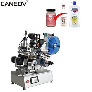 [Hot Item] Semi-Automatic Various Shapes Self-Adhesive Digital Printing Label Conical Bottle Label Machine